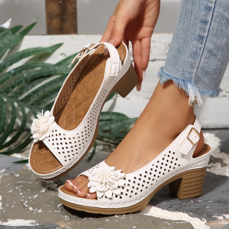 Women'S Shoes Toms - Sandales à talons épais pour femmes,