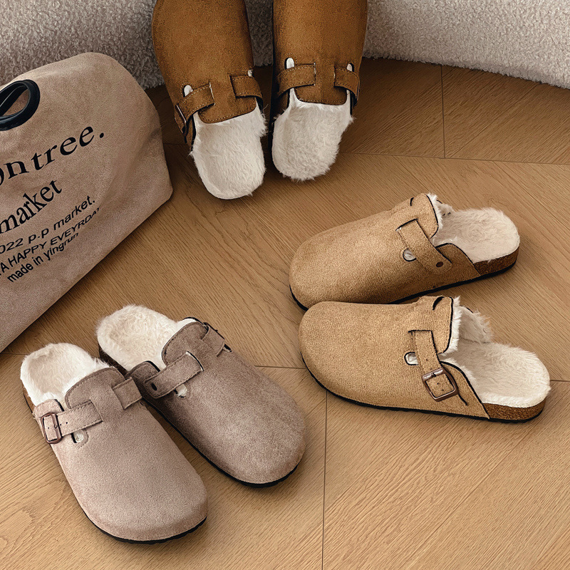 Women'S Shoes With Arch Support - Sabots en daim pour femmes et