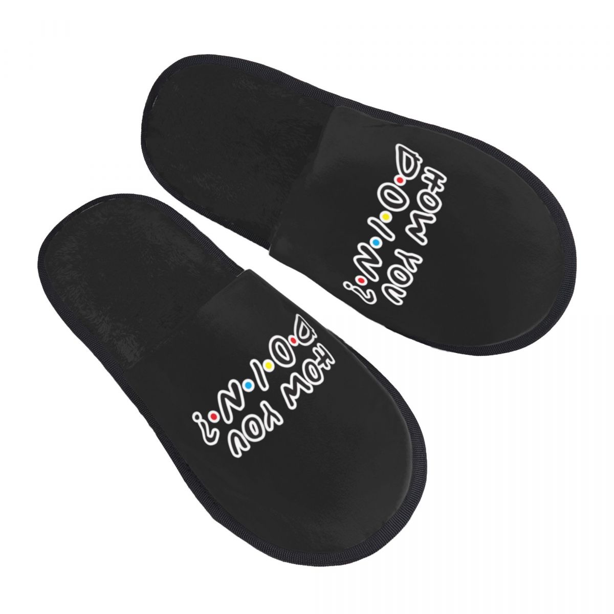 Women Shoes Quote - Pantoufles de maison imprimées personnalisées pour