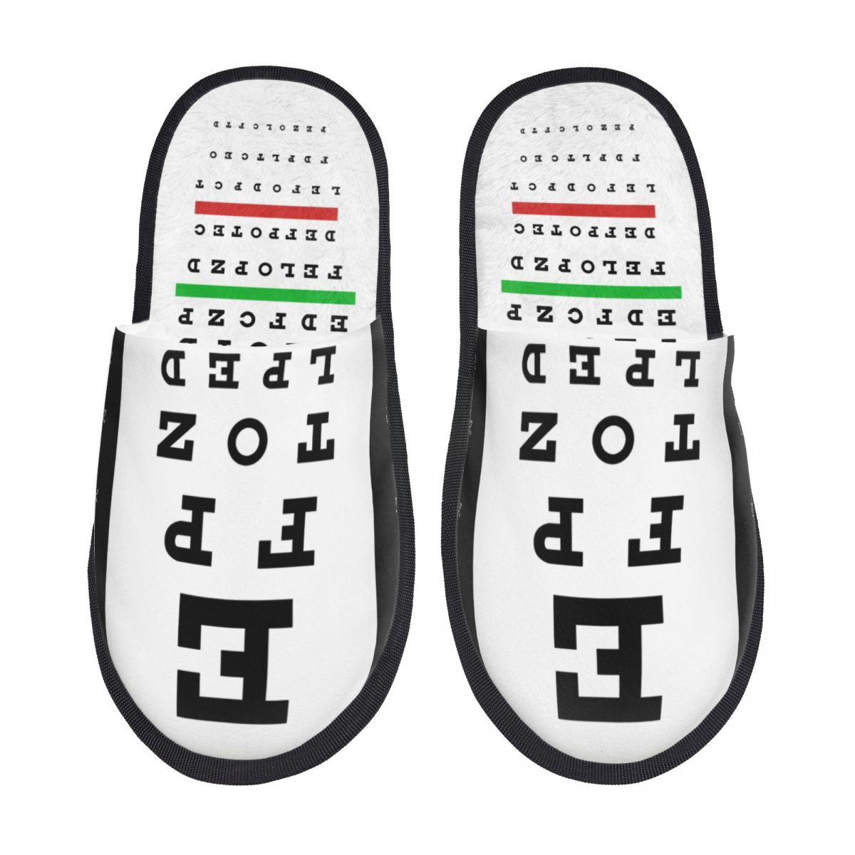 Shoes Women Chart - Pantoufles en mousse à mémoire de