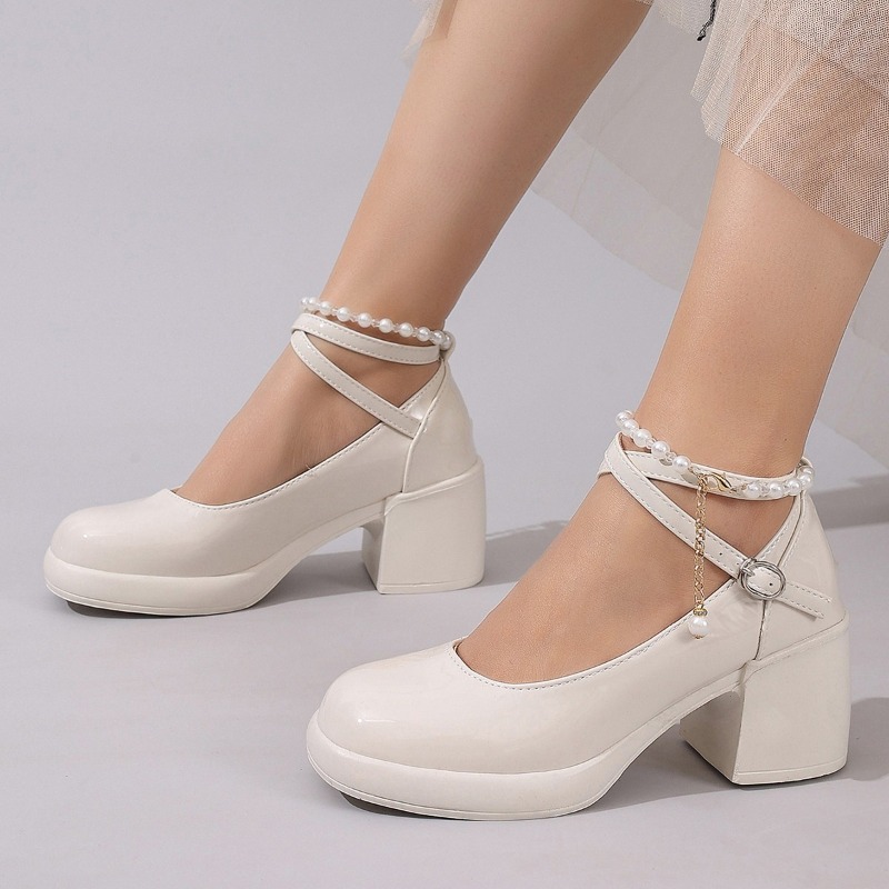 Mary Jane Shoes - Escarpins à talons hauts pour femmes,