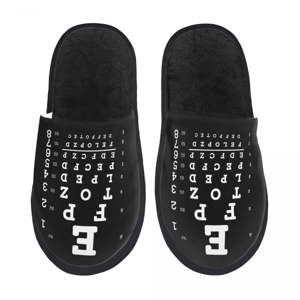 Shoes Women Chart - Pantoufles personnalisées en mousse à mémoire