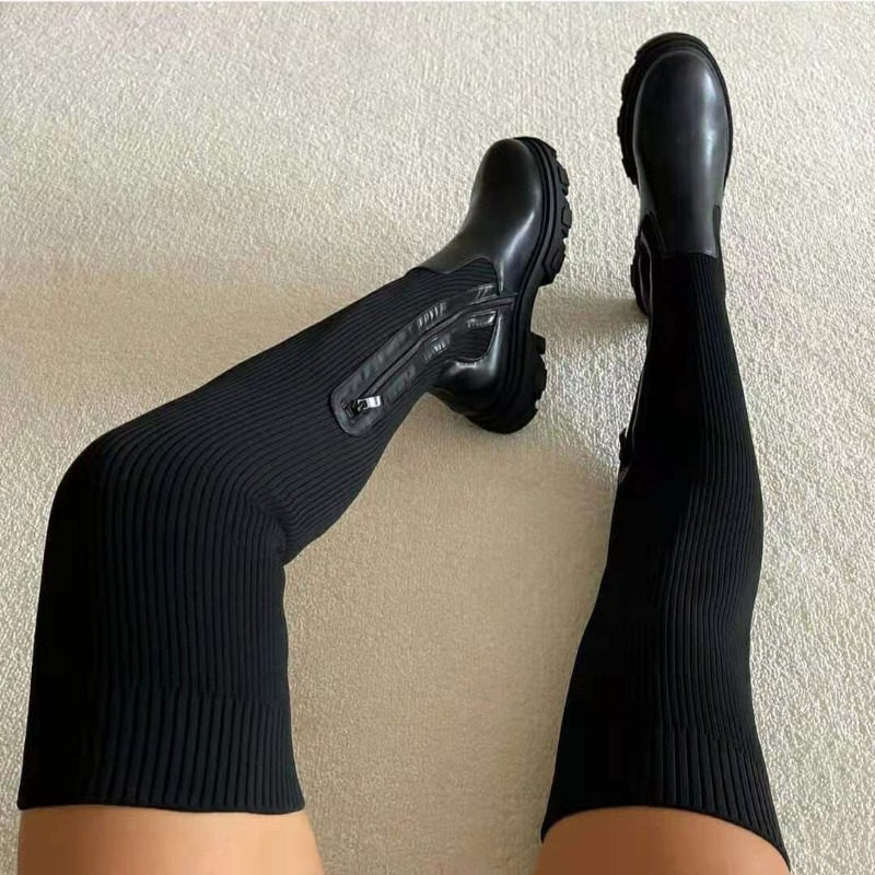 Sock Boot Women - 2025 chaussures d'hiver femmes chaussettes bottes