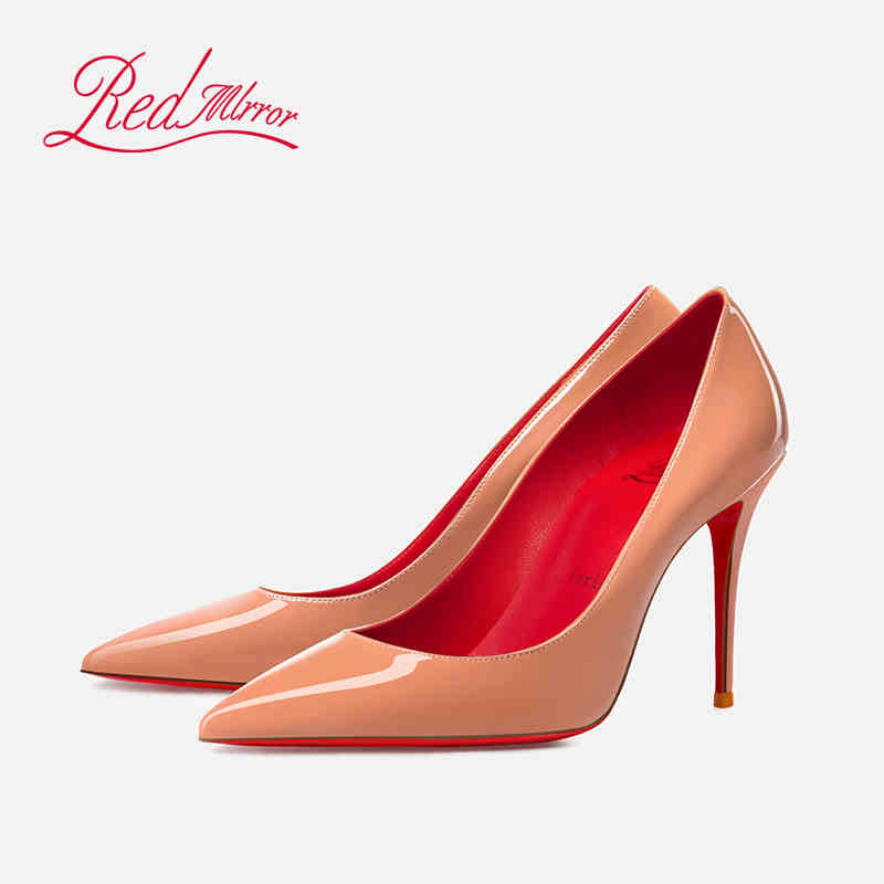 Women'S Shoes Red Bottoms - Couleur nue talons hauts rouge brillant