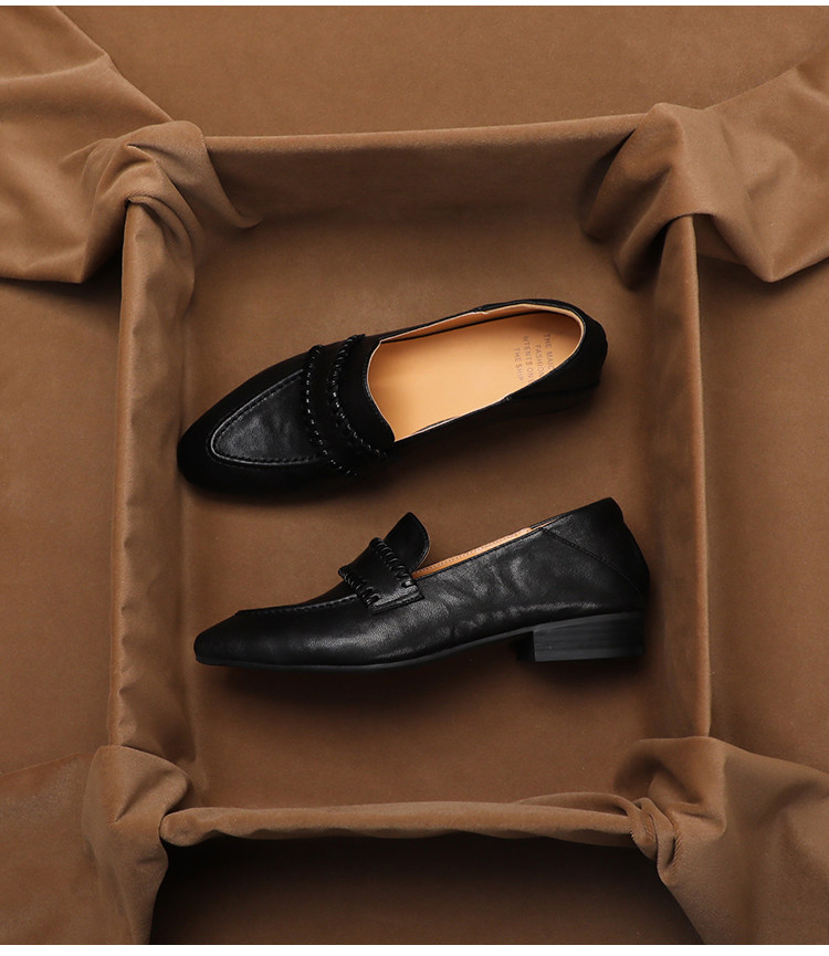 SHOEBOX Mocassins rétro souple - Peep Toe Heels avis et prix