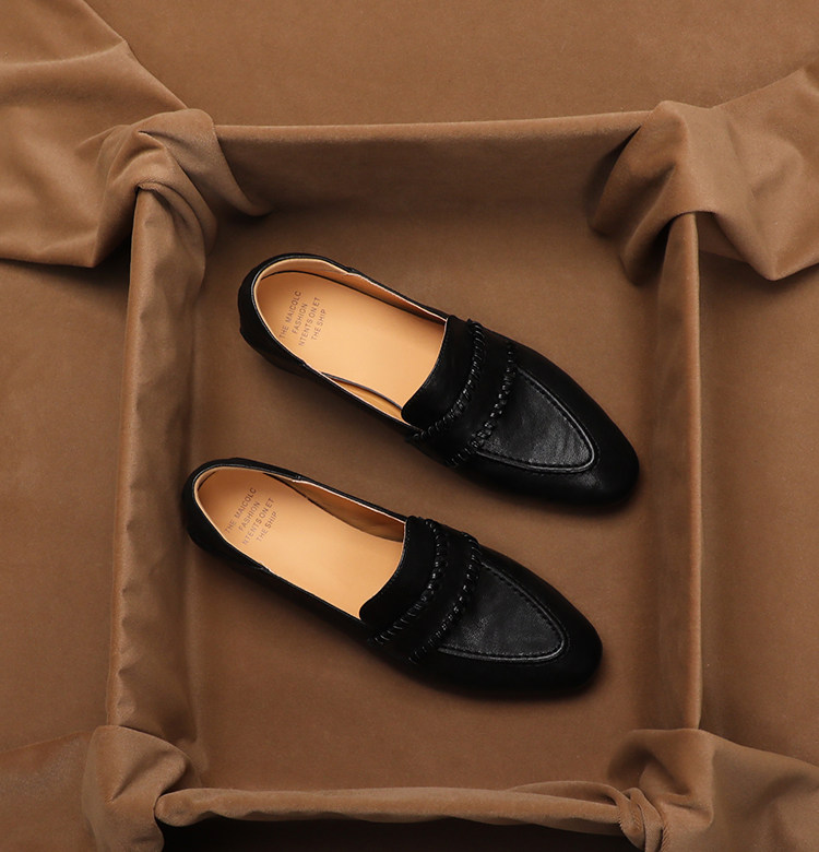 SHOEBOX Mocassins rétro souple - Peep Toe Heels avis et prix