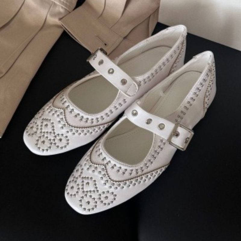 Rétro Rivet boucle Design appa - Mary Jane Shoes avis et prix
