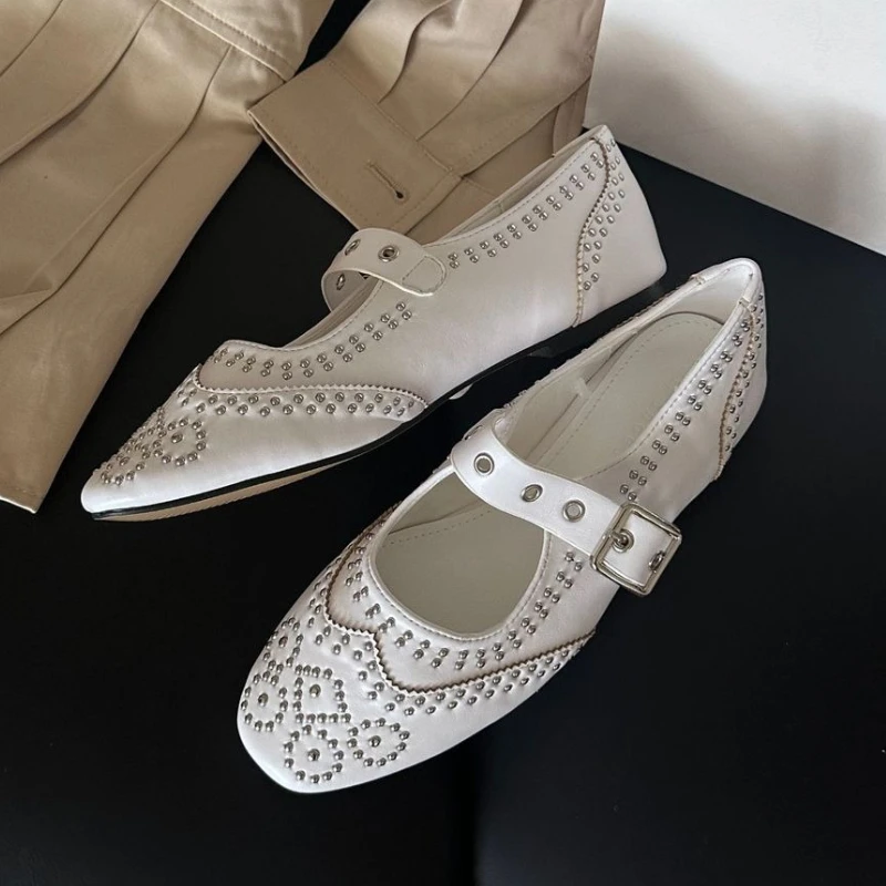 Rétro Rivet boucle Design appa - Mary Jane Shoes avis et prix