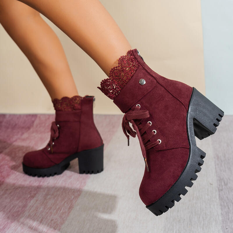 Sexy dentelle Patchwork fond é - Women'S Shoes Red Bottoms avis et prix