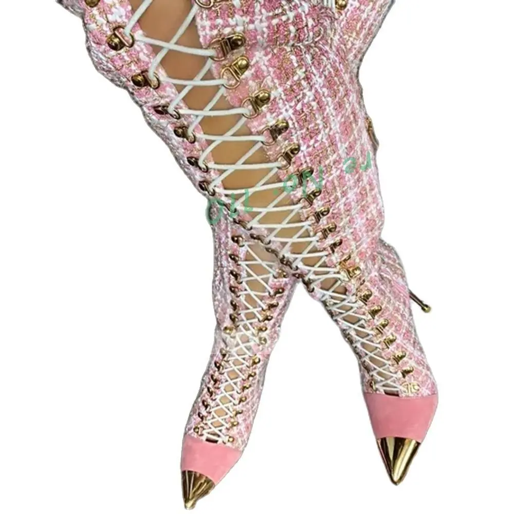 Bottes hautes creuses à carrea - Sock Boot Women avis et prix
