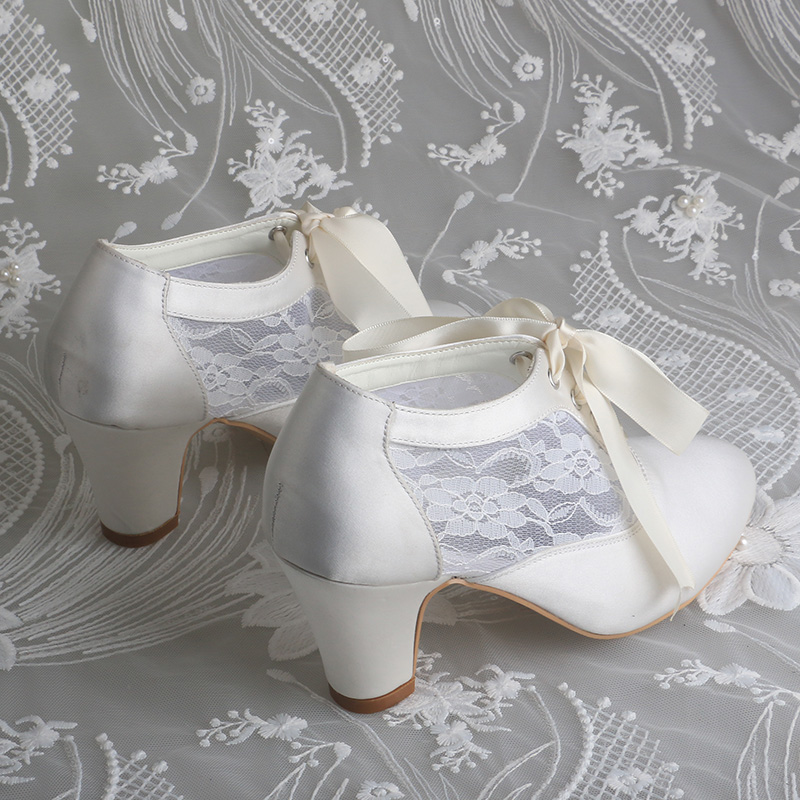 Chaussures de mariée à talons  - Ribbon Tie Heel avis et prix