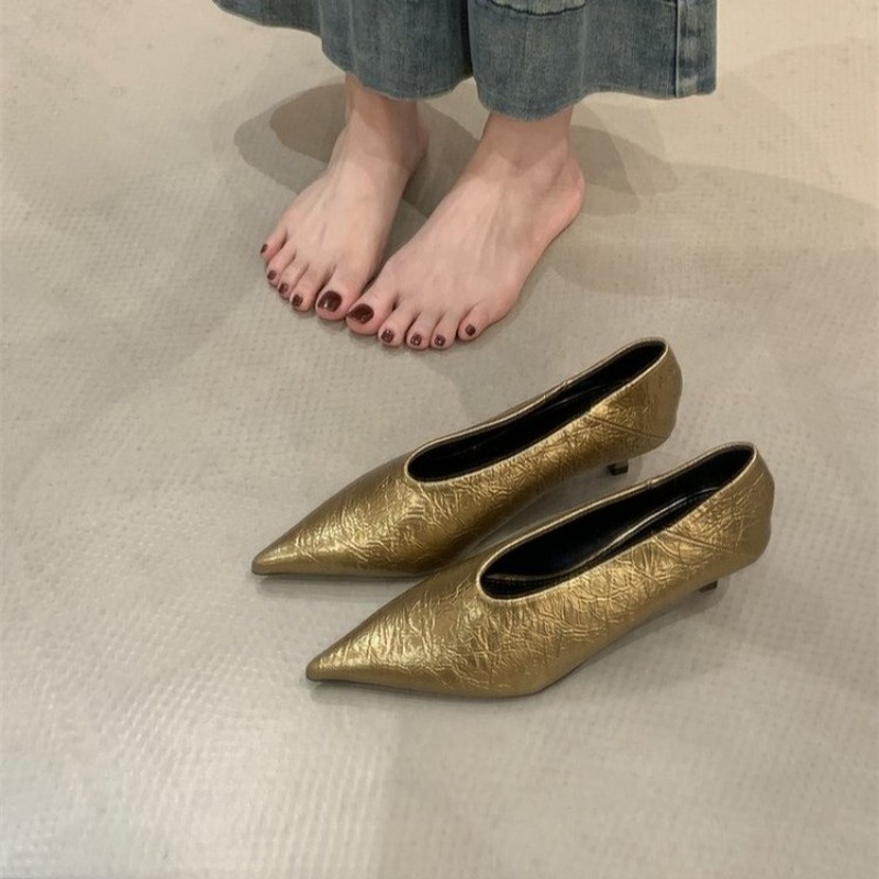 Chaussures simples à talons pl - Pointed Toe Flat avis et prix
