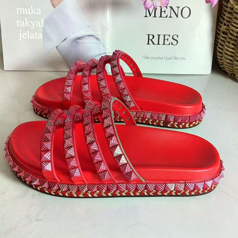 Sandales de gladiateur cloutée - Women'S Shoes Red Bottoms avis et prix