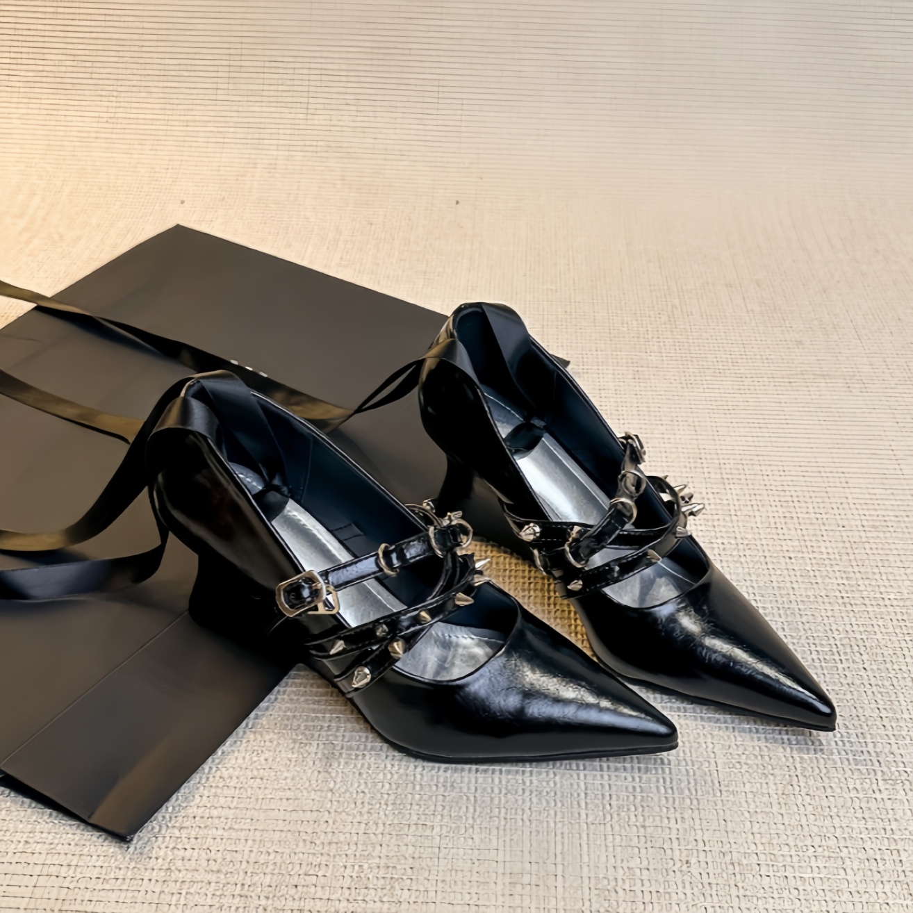 Chaussures punk pour femmes, n - Ribbon Tie Heel avis et prix