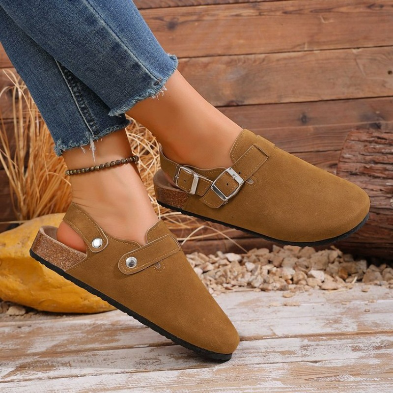 2026 Crestar Mules en daim pou - Women'S Shoes With Arch Support avis et prix