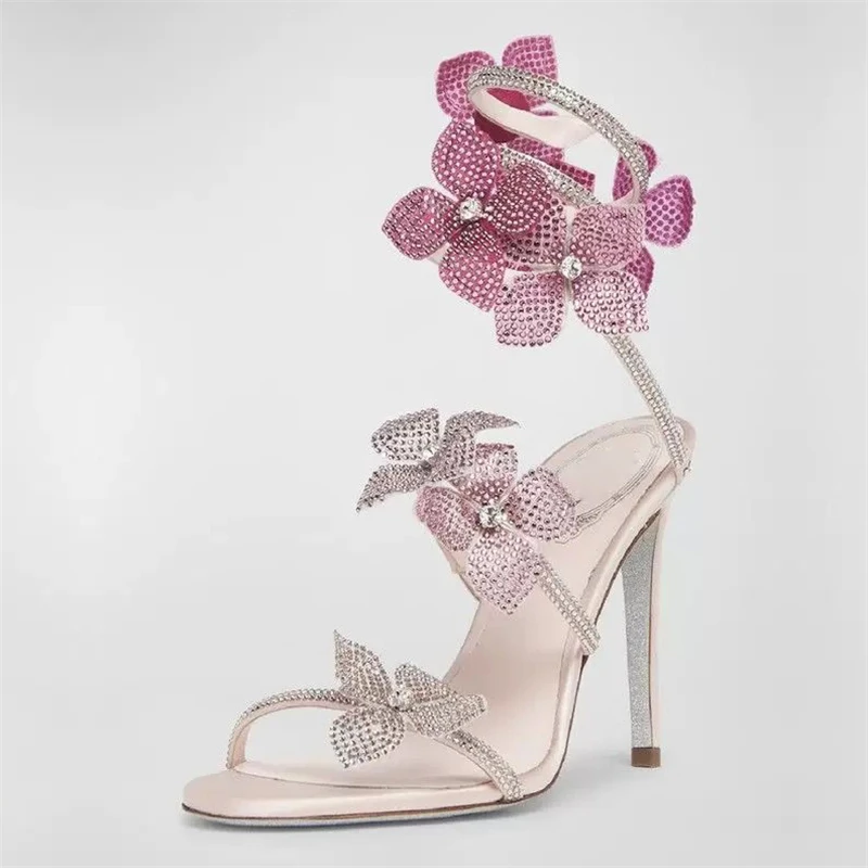 Eilyken Sexy cristal fleur min - Peep Toe Heels avis et prix
