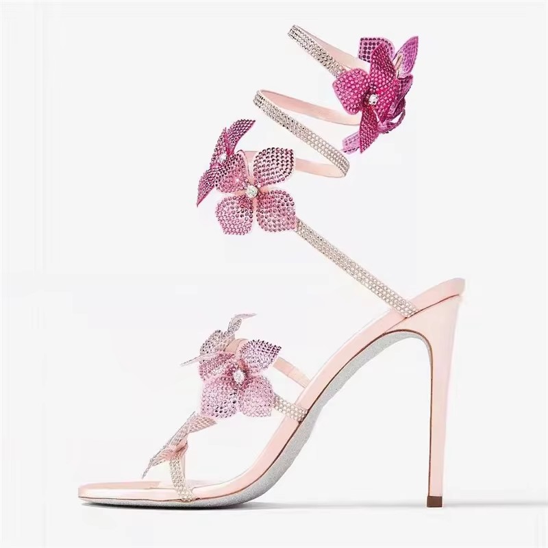 Eilyken Sexy cristal fleur min - Peep Toe Heels avis et prix