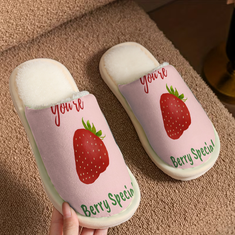 Strawberry Quote Pantoufles de - Women Shoes Quote avis et prix