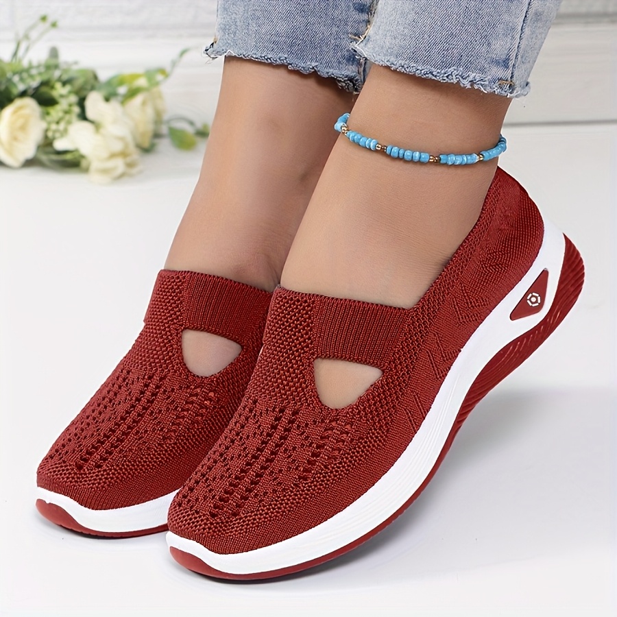 Baskets à enfiler en tricot po - Women'S Shoes With Arch Support avis et prix