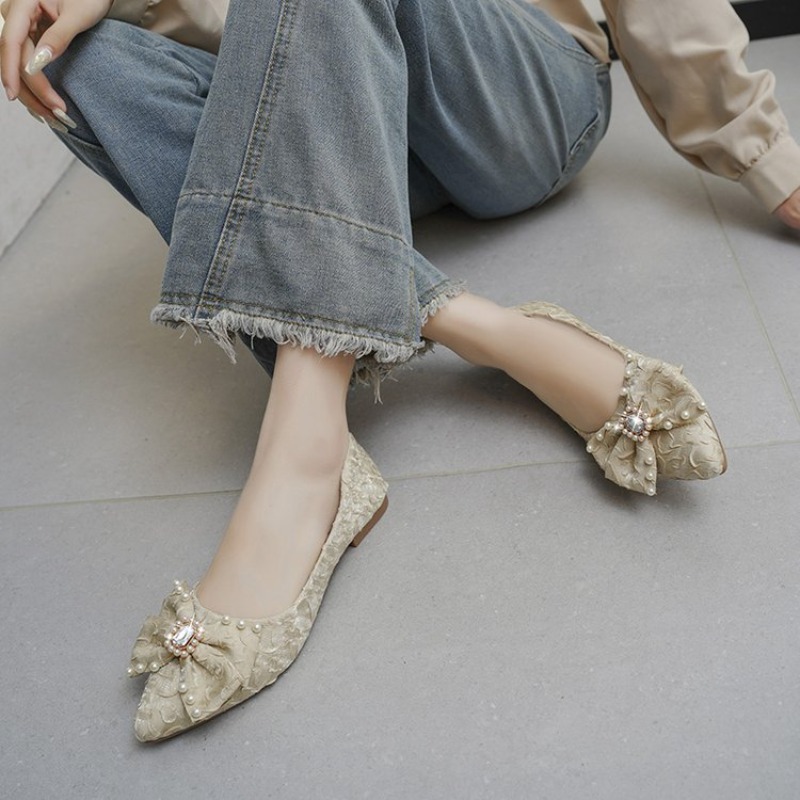 Chaussures plates brillantes p - Pointed Toe Flat avis et prix