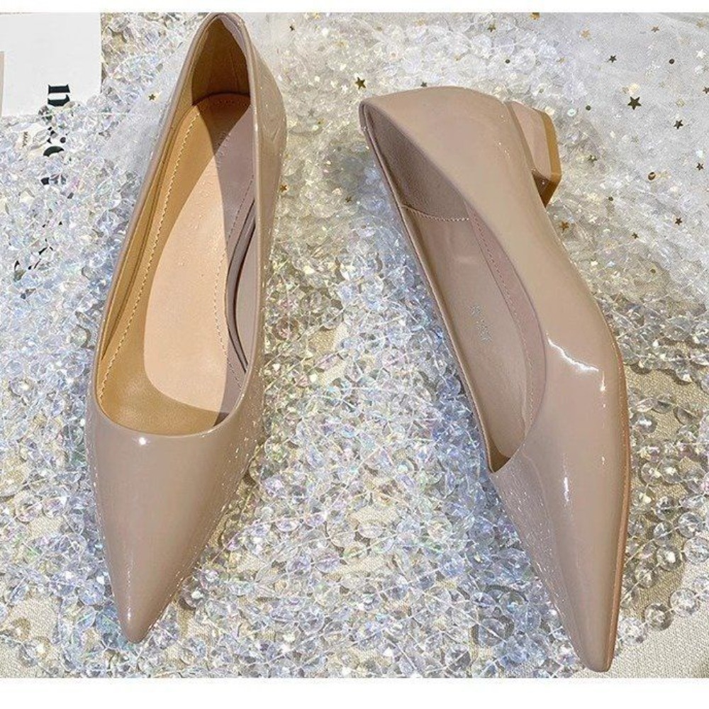 Chaussures à bout pointu en cu - Pointed Toe Flat avis et prix