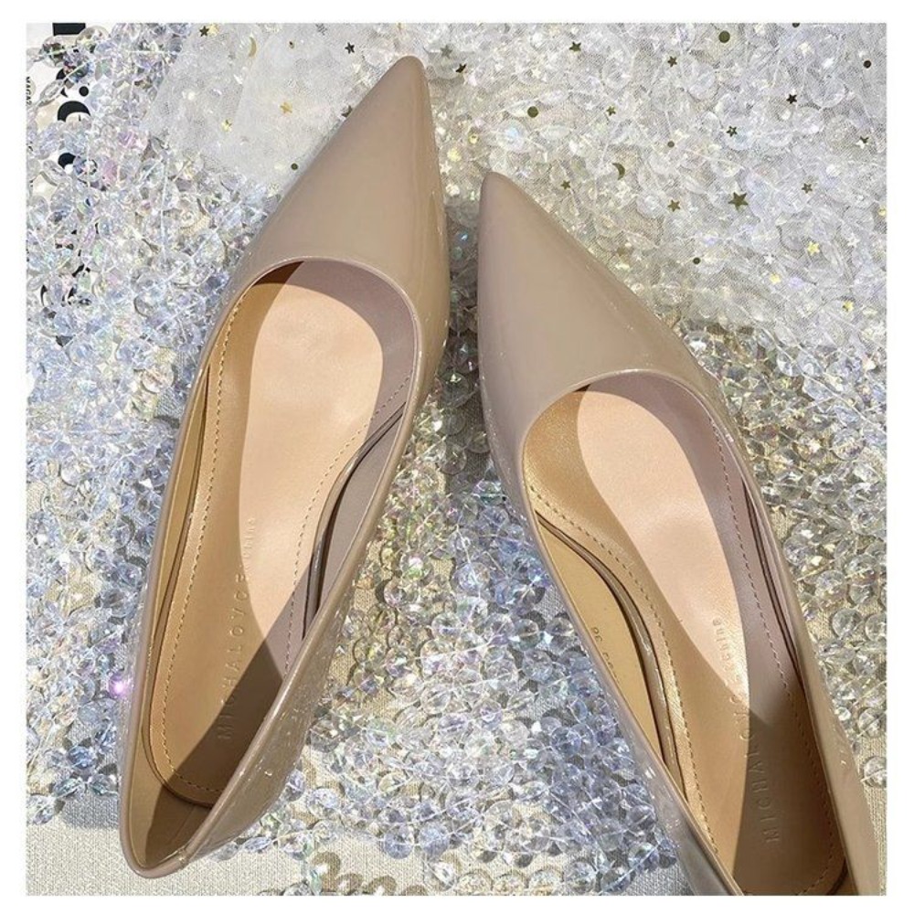 Chaussures à bout pointu en cu - Pointed Toe Flat avis et prix