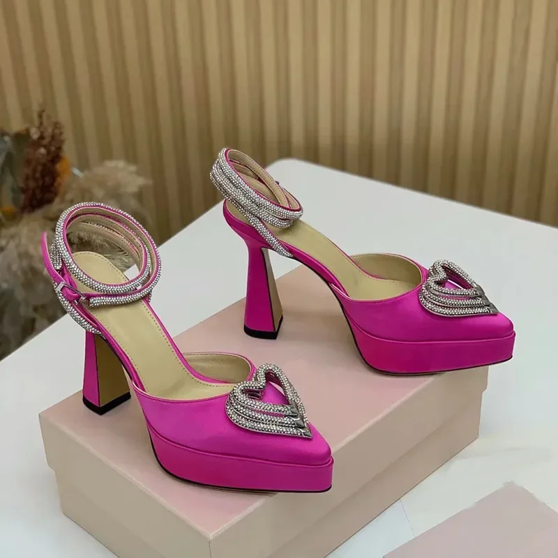 Plate-forme cristal amour déco - Pointed Toe Flat avis et prix