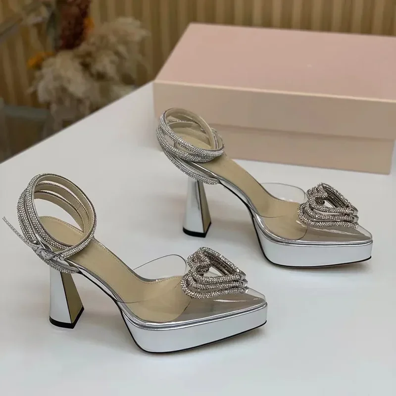 Plate-forme cristal amour déco - Pointed Toe Flat avis et prix
